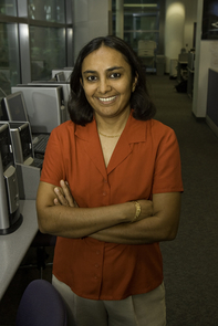 "We found that all-round contributors dominated the best-quality entries." -Sudha Ram, a UA Eller College of Management professor. Photo: Thomas Veneklasen Sudha Ram
